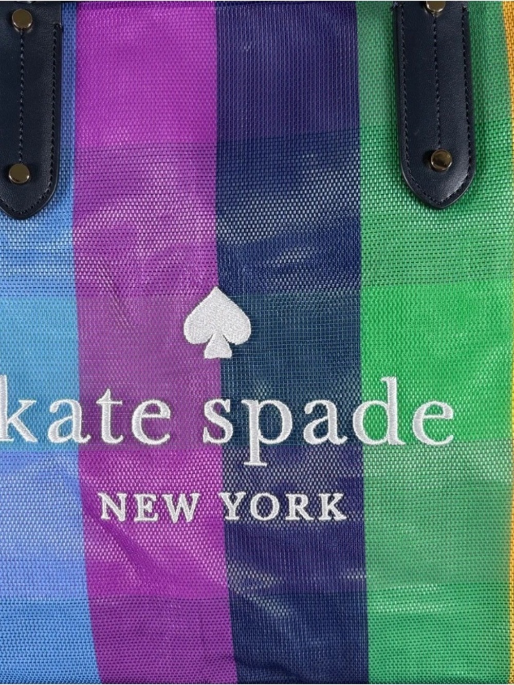 Kate Spade New York Ella Extra Large Rainbow Tote Bag - Picture 2 of 8